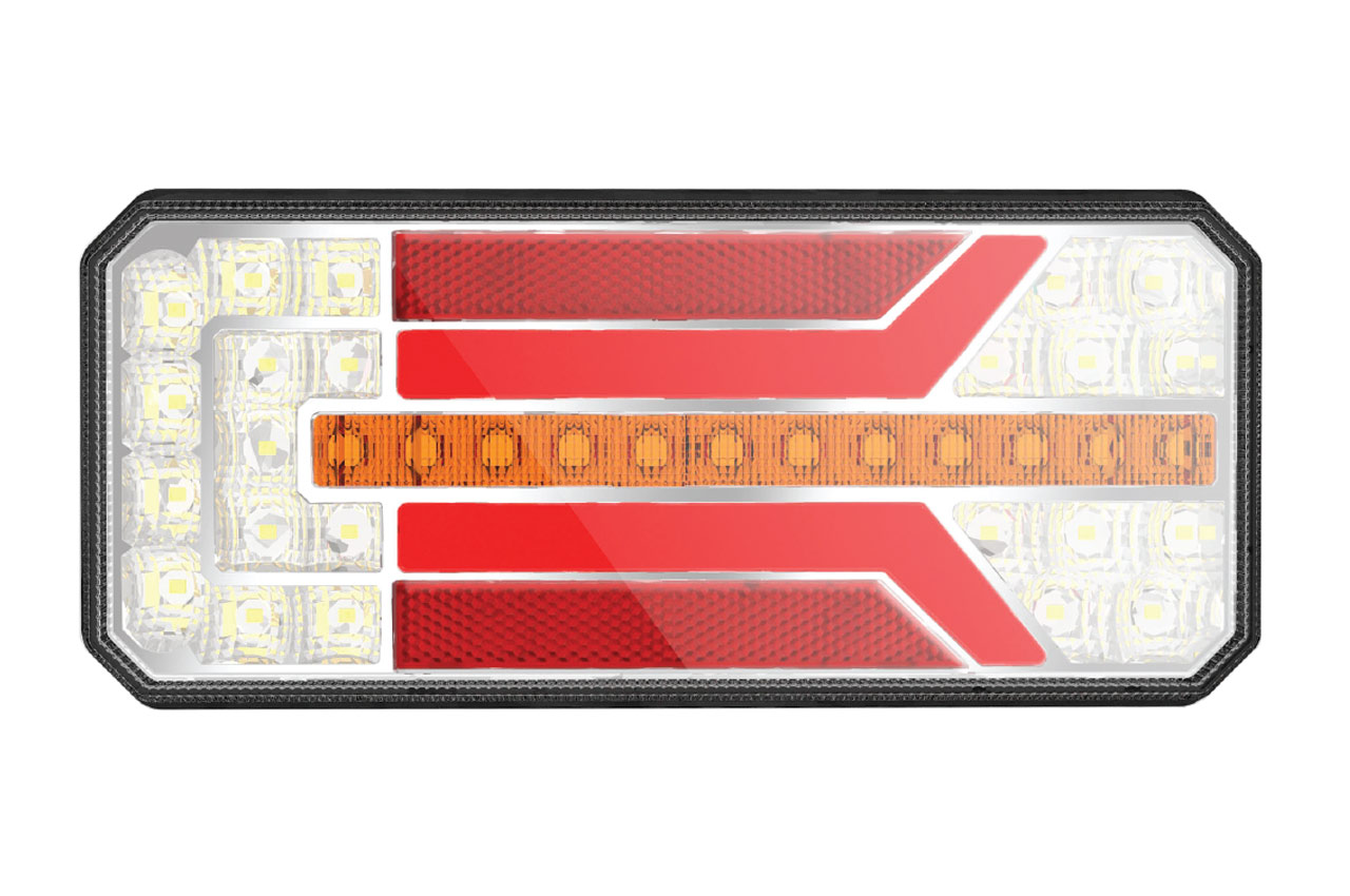 Amio - ΦΑΝΑΡΙ ΔΕΞΙ RCL-01-R 10-30V LED 236x104x40mm ΜΕ ΚΑΛΩΔΙΟ 1ΤΕΜ (02473/AM)