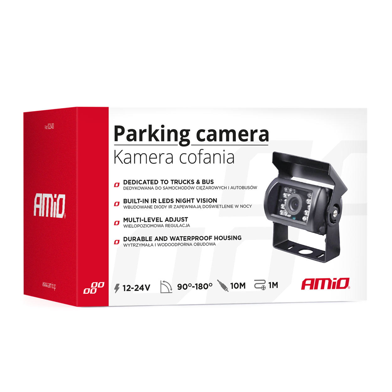 AMIO - Καμερα Οπισθοπορειας HD-501 Ir Night Vision Με Μεταλλικη Βαση - 1 Τεμ. (02643/AM) - Thumbnail 6