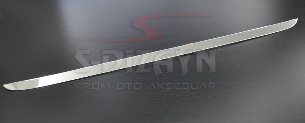 TRIM ΠΟΡΤ ΜΠΑΓΚΑΖ ΧΡΩΜΙΟ ΜΕΤΑΛΛΙΚΟ 135cm S-DIZAYN 1 TEMAXIO ΓΙΑ VW T5 TRANSPORTER 2010-2014
