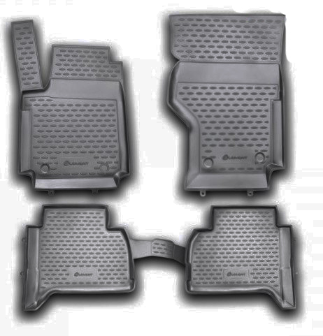 ΠΑΤΑΚΙΑ ΣΕ ΣΚΑΦΗ TPE ΛΑΣΤΙΧΟ ΓΙΑ VW AMAROK 2010+  ΣΕ ΜΑΥΡΑ ΧΡΩΜΑ NOVLINE - 4 ΤΕΜ.