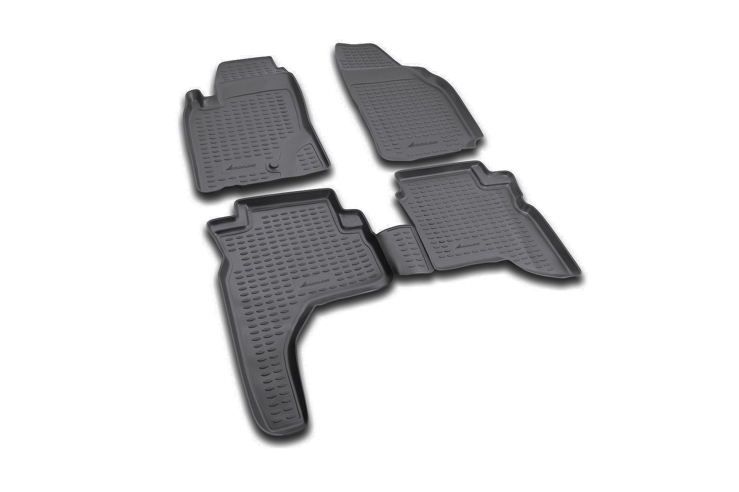 ΠΑΤΑΚΙΑ ΣΕ ΣΚΑΦΗ TPE ΛΑΣΤΙΧΟ ΓΙΑ MITSUBISHI PAJERO SPORT 1997-2008  ΣΕ ΜΑΥΡΟ ΧΡΩΜΑ NOVLINE - 4 ΤΕΜ.