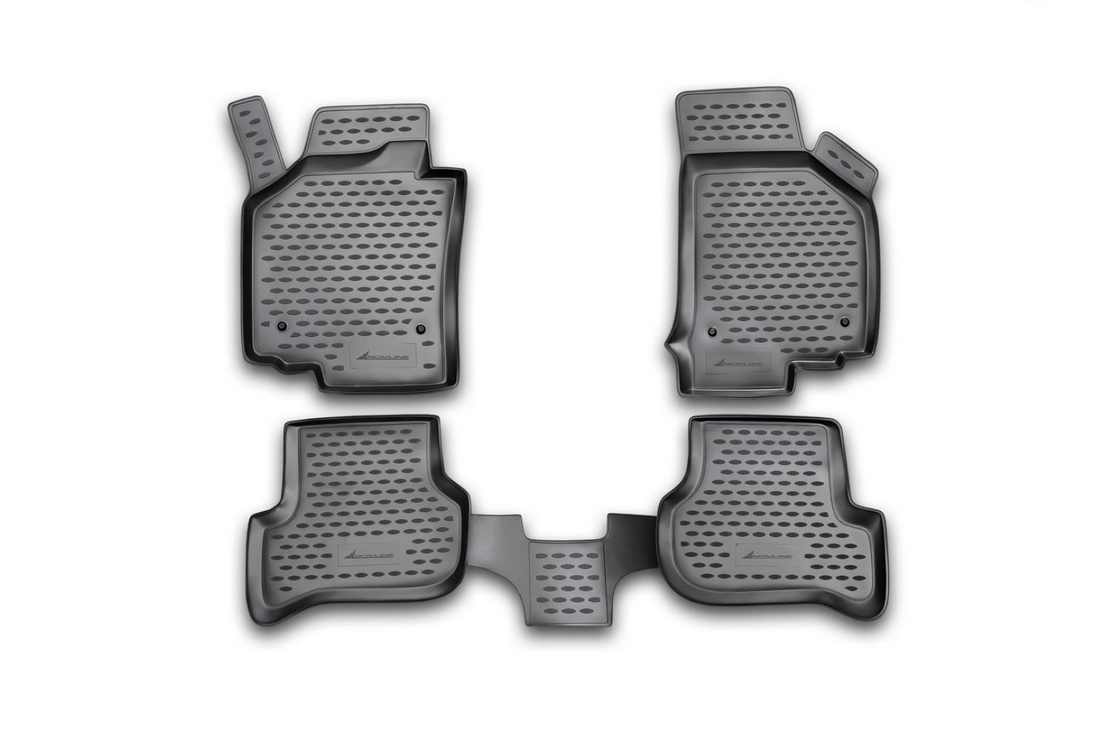 ΠΑΤΑΚΙΑ ΣΕ ΣΚΑΦΗ TPE ΛΑΣΤΙΧΟ ΓΙΑ SEAT LEON 2005-2013  ΣΕ ΜΑΥΡΟ ΧΡΩΜΑ NOVLINE - 4 ΤΕΜ.