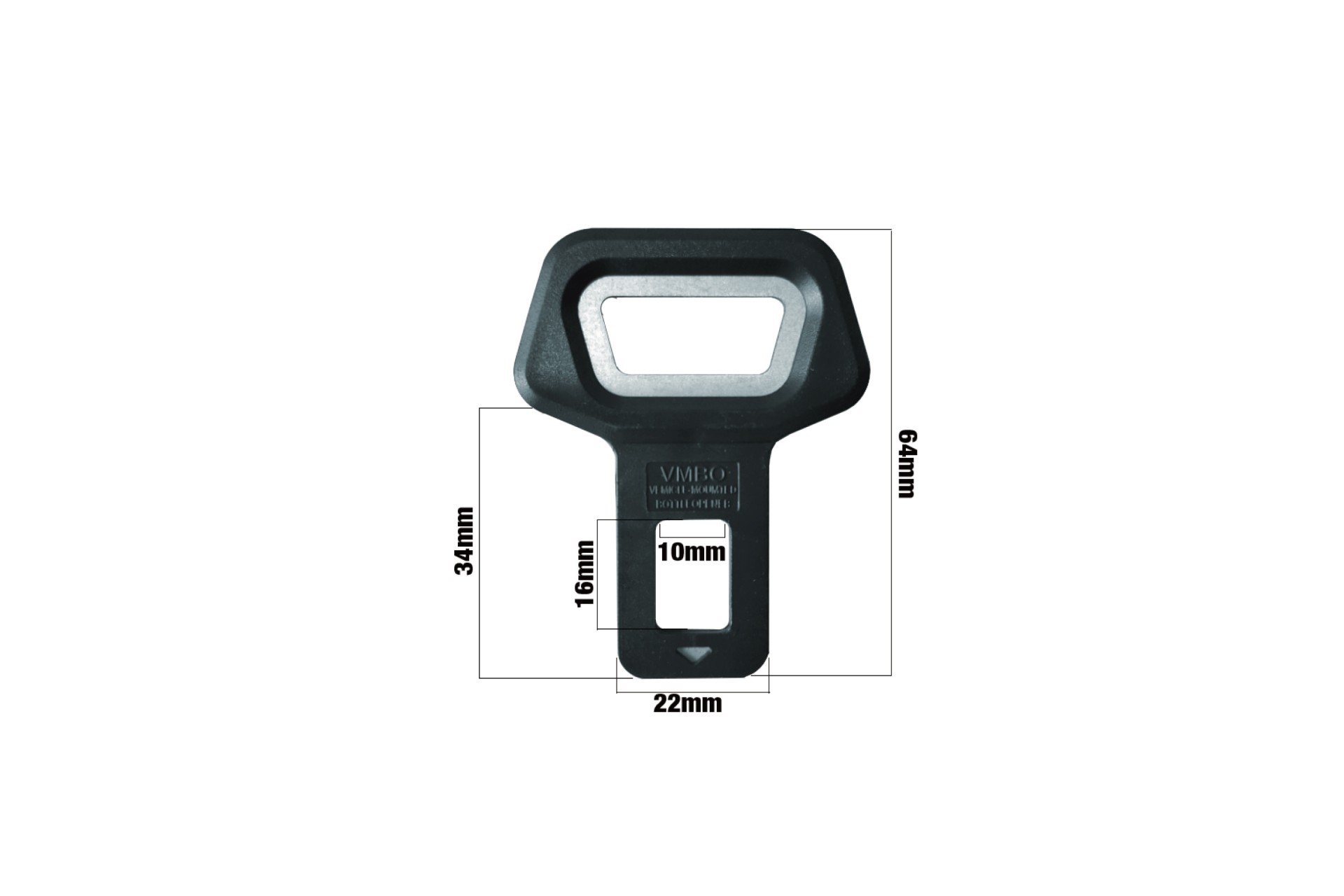 Απενεργοποιητης Ζωνης Mini Muto Universal Μαυρο/χρωμιο 64X22MM​ SIMONI RACING - 1 Tem - Thumbnail 2