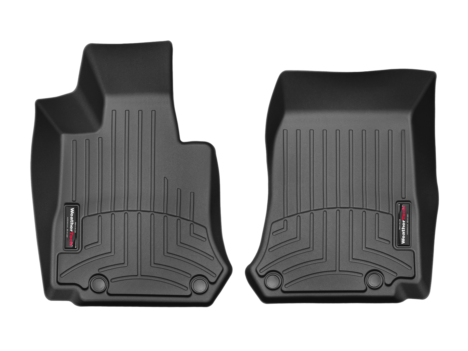 ΠΑΤΑΚΙΑ ΓΙΑ MERCEDES GLC X253 2015-2021 ΜΠΡΟΣΤΙΝΑ ΜΑΥΡΑ 2ΤΕΜ WEATHERTECH