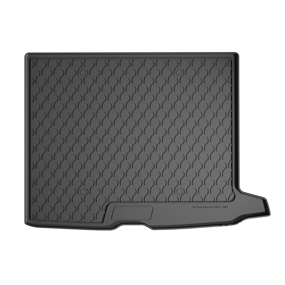 Πατακι Σκαφη Πορτ Μπαγκαζ Για Mercedes Glc X253 09/2015+ Sumisura Trunk Mat Απο Αοσμο, Μη Τοξικο, Οικολογικο Και Ανακυκλωσιμο Συνθετικο Λαστιχο Σε Μαυρο Χρωμα Με Υποδοχη Για Προεκταση L2519.8 - L2519.9 LAMPA - 1 Τεμ.