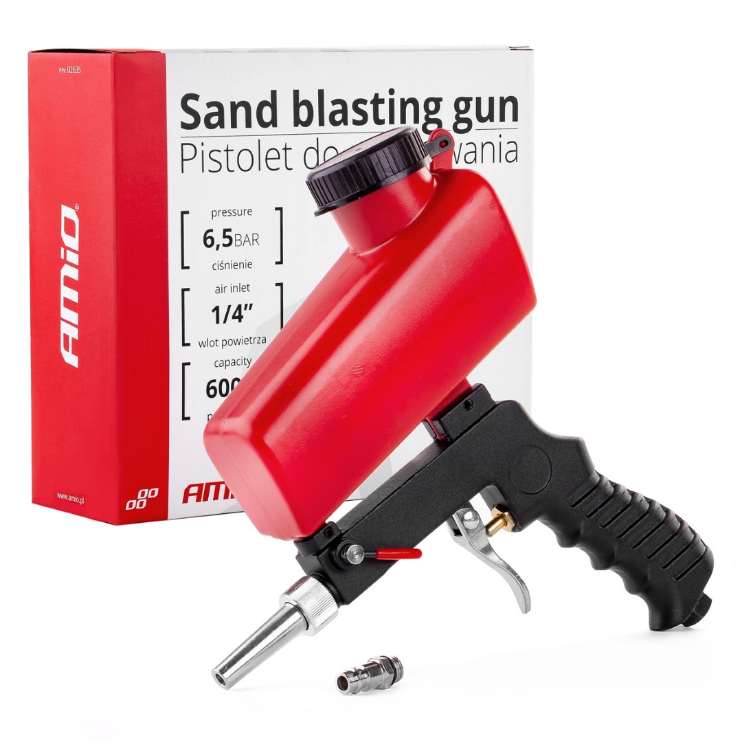 AMIO - Πιστολι Αερος Αμμοβολης 6,5 Bar Με Δοχειο 600ML PT-17 - 1 Τεμ. (02635/AM) - Thumbnail 8