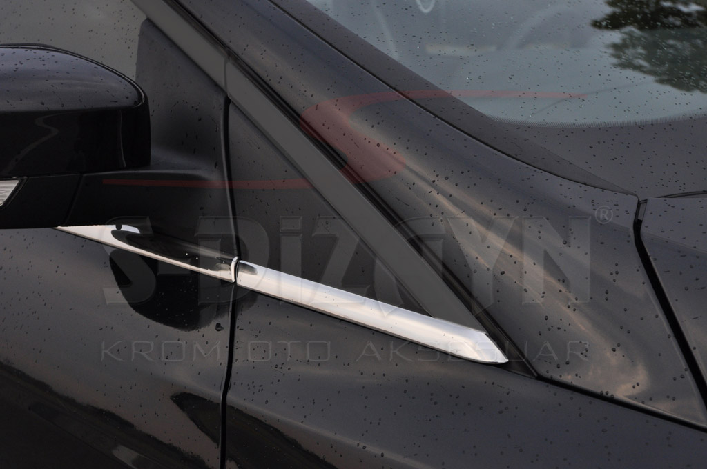 Trim Παραθυρων Ανοξ.ατσαλι Χρωμιο S-DIZAYN Για Ford Focus 5D Hb 2011+ - 8τεμ - Thumbnail 4