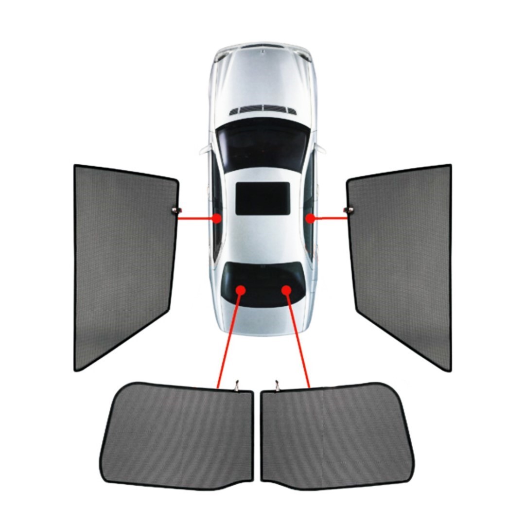 CarShades - ΚΟΥΡΤΙΝΑΚΙΑ CAR SHADES ΓΙΑ SUZUKI CELERIO 5D 2015+ - 4 ΤΕΜ. (PVC.SUZ-CELE-5-A)