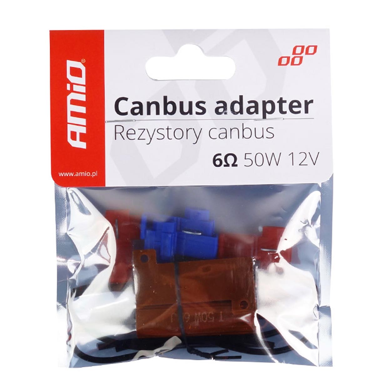 AMIO - Αντισταση /canceller/can-bus 50W/6OHM 12V - 2 Τεμ. (02452/AM) - Thumbnail 4