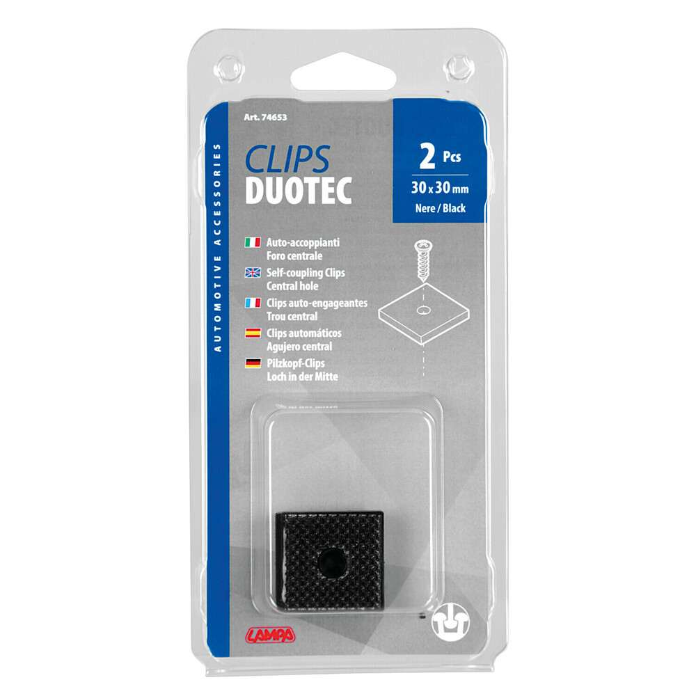 Κλιπ Stratch Συγκρατησης Αντικειμενων Βιδωτα 30X30MM Duotec Self-coupling Clips  LAMPA - 2 Τεμ - Thumbnail 4