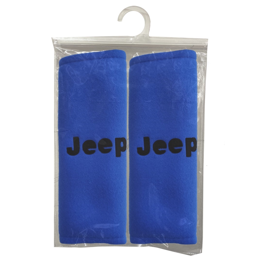 Jeep Μαξιλαρακια Ζωνης Μπλε Με Σημα 2 Τεμ. - Thumbnail 3
