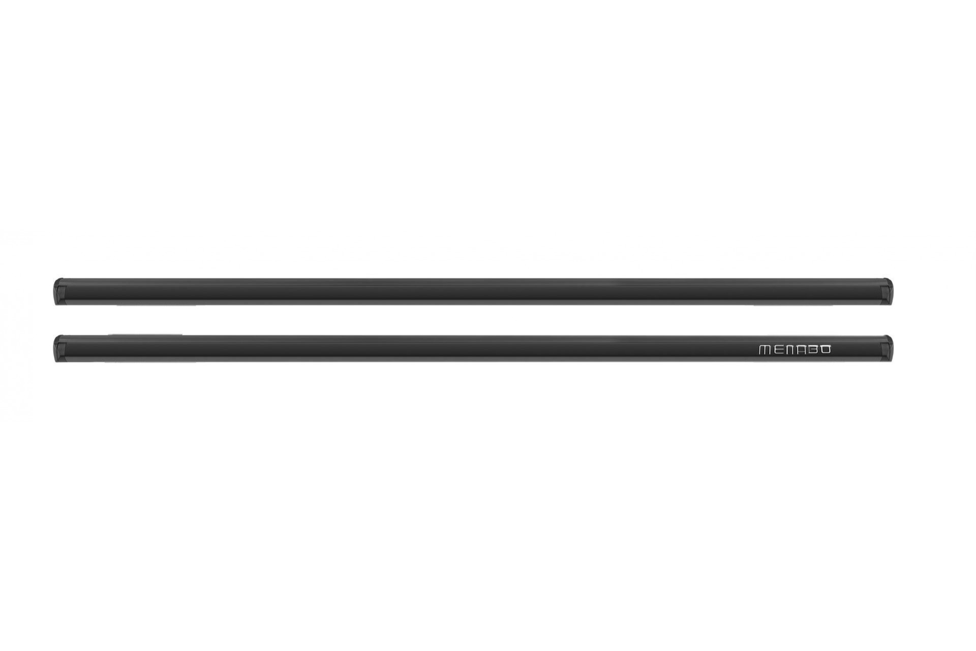 Μπαρες Οροφης Αλουμινιου Delta M Black 123 Cm Roof Rack Σετ Σε Μαυρο Χρωμα Με Προστατευτικα Καπακια Ακρων Για Απλη Οροφη MENABO - 2 Τεμ. - Thumbnail 3