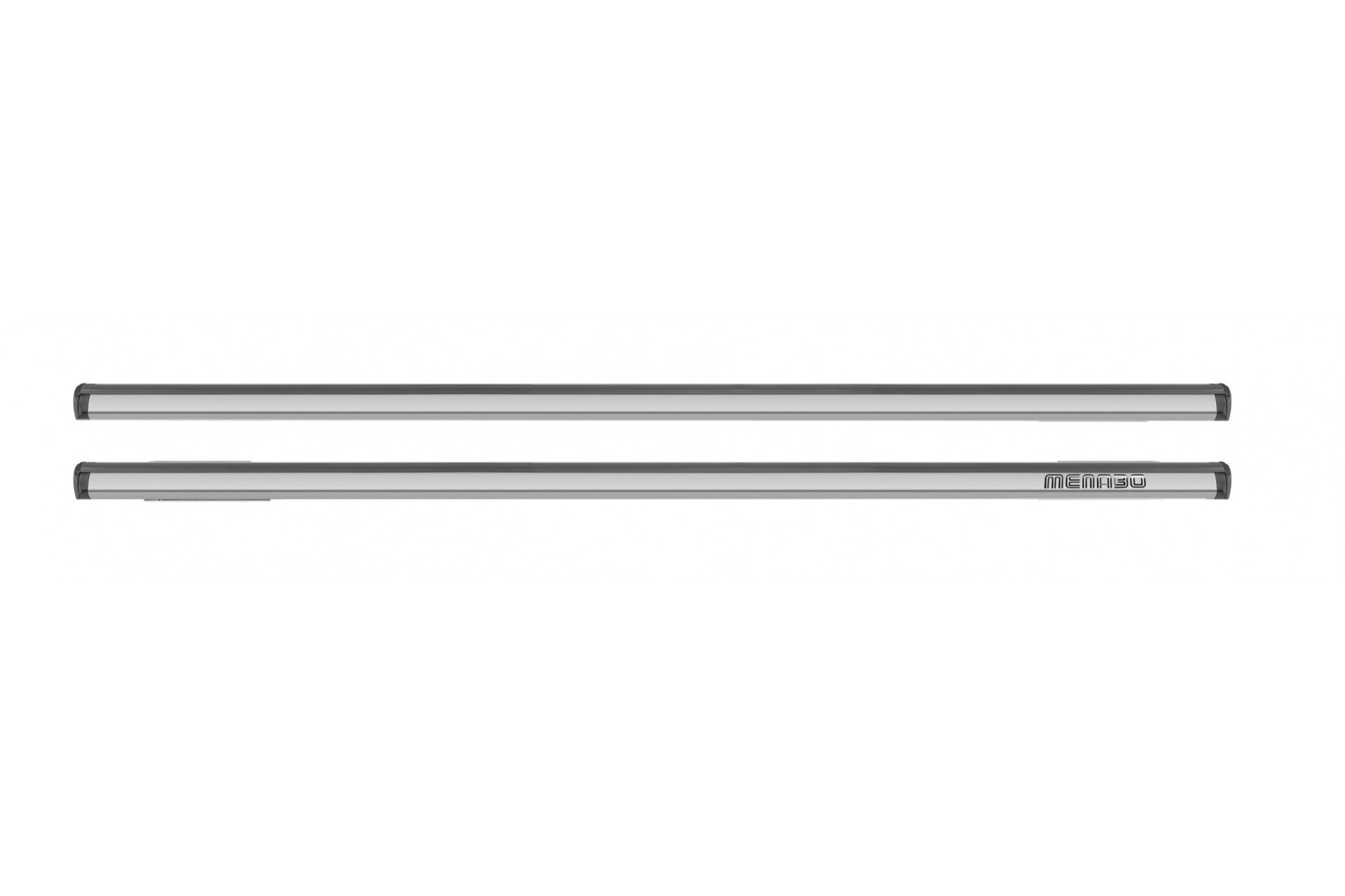 Μπαρες Οροφης Αλουμινιου Delta M Silver 123 Cm Roof Rack Σετ Σε Ασημι Χρωμα Με Προστατευτικα Καπακια Ακρων Για Απλη Οροφη MENABO - 2 Τεμ. - Thumbnail 2