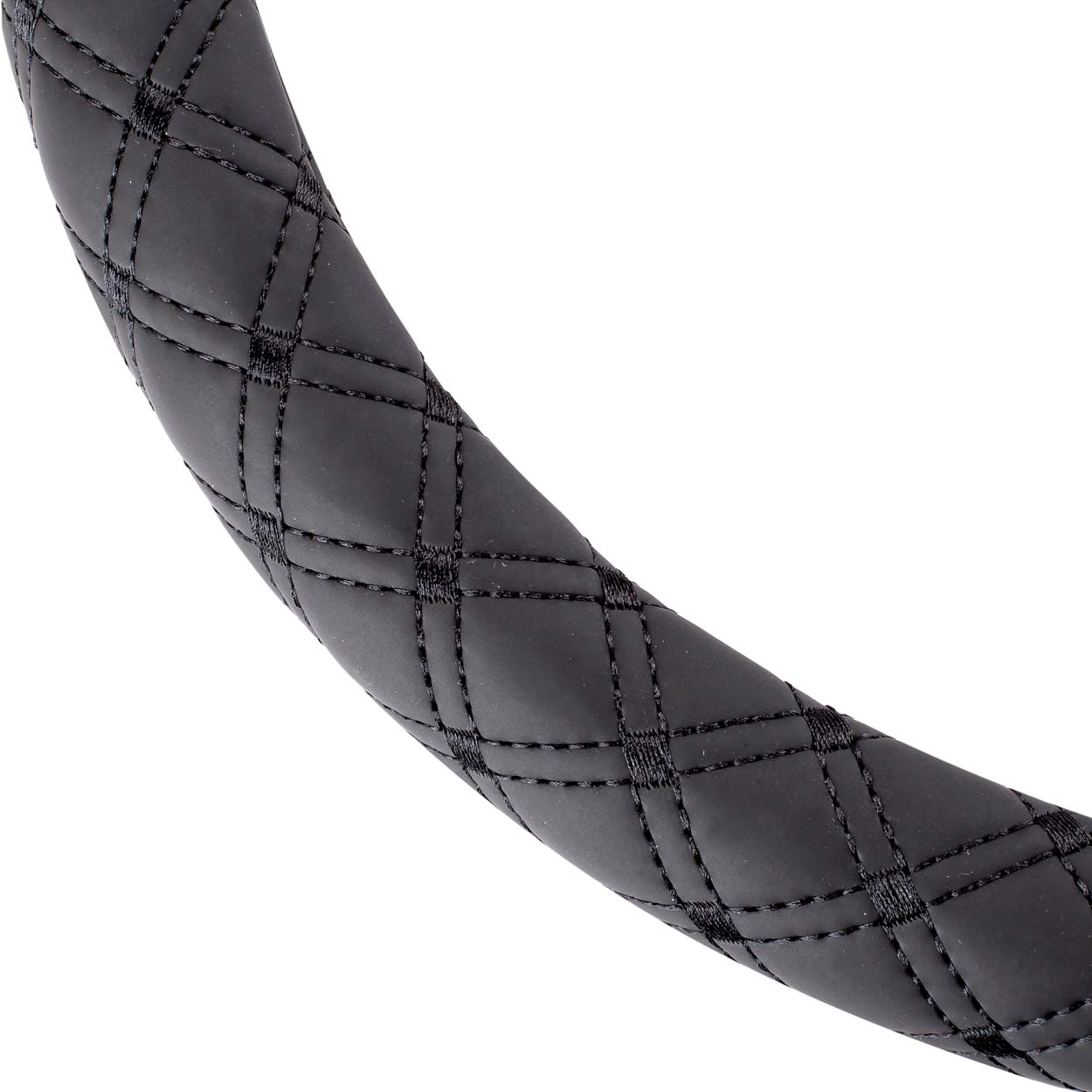 AMIO - Καλυμμα Τιμονιου 37/39CM SWC-41-M Μαυρο Καπιτονε - 1 Τεμ. (02814/AM) - Thumbnail 2