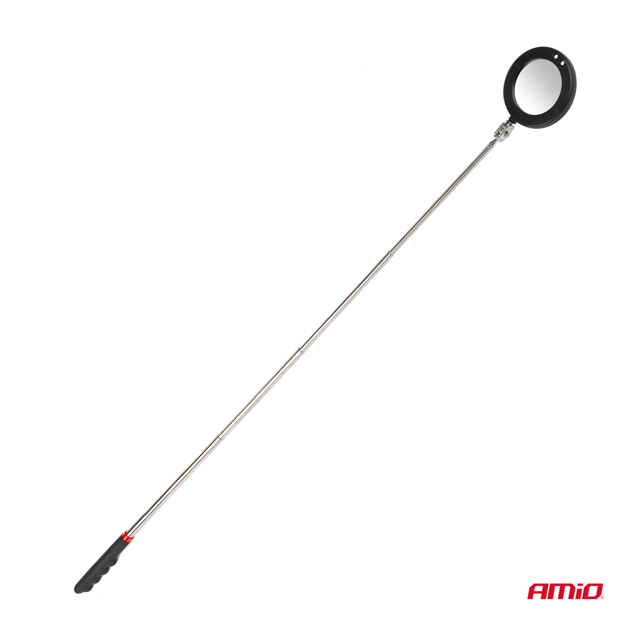 AMIO - Καθρεπτης Χειρος Τηλεσκοπικος 50MM 28-87CM 360 Μοιρες Με Φως LED - 1 Τεμ. (02840/AM) - Thumbnail 7
