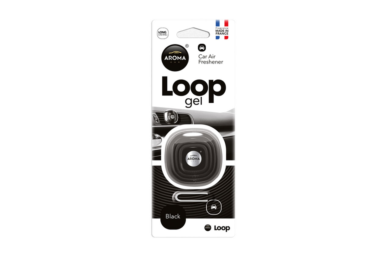 Amio - ΑΡΩΜΑΤΙΚΟ ΑΕΡΑΓΩΓΟΥ AROMA CAR LOOP BLACK - 1 ΤΕΜ. (A63113/AM)