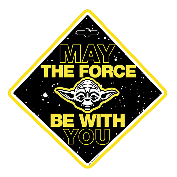 Amio - BABY ON BOARD ΕΝΔΕΙΞΗ STAR WARS YODA - 1 ΤΕΜ. (S9623/AM)