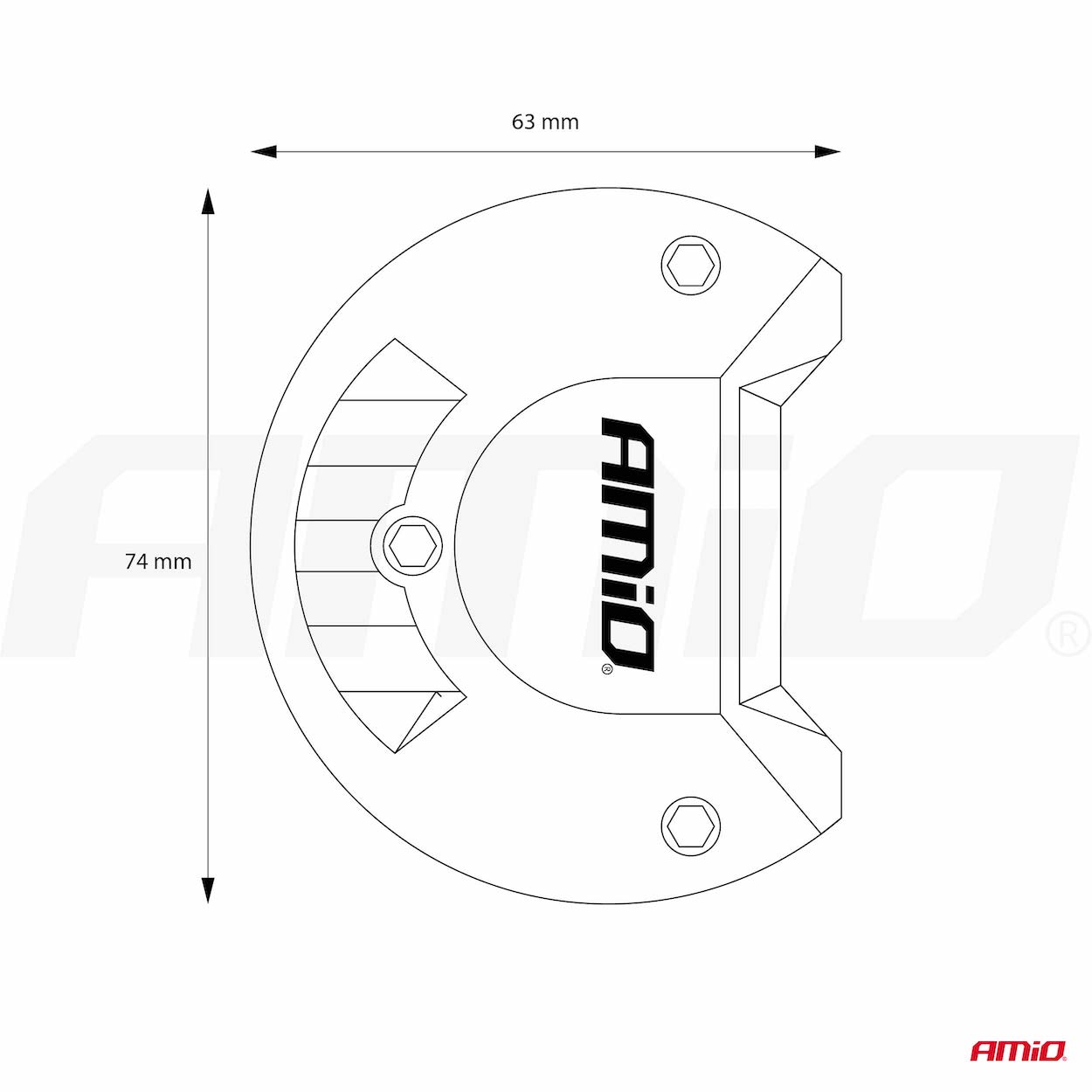 AMIO - Προβολεας Εργασιας Working Lamp 120 Smd LED 9>36V 36.000LM 6.000>6.500K 450X74X63MM AWL27 - 1 Τεμ. (02541/AM) - Thumbnail 6