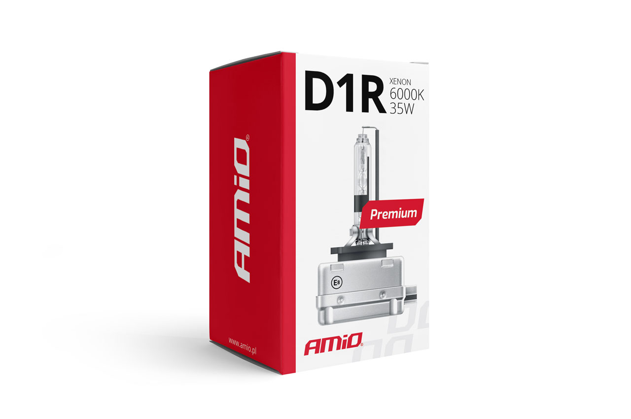 AMIO - Λάμπα Xenon D1R 6000K 35W 12V Premium Για Αντικατάσταση Εργοστασιακών Και Aftermarket Xenon Με Καθαρό Λευκό Φωτισμό Και Σταθερή Απόδοση Με Ενσωματωμένο Igniter - 1 Τεμ. (01967/AM) - Thumbnail 2