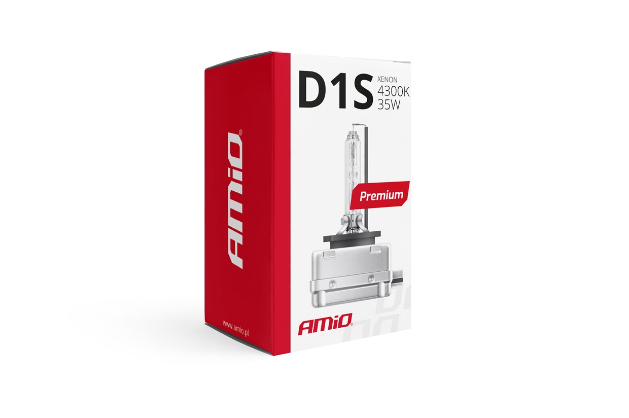 AMIO – Λάμπα Xenon D1S 12V 35W PK32D-2 4300K Premium Για Αυτοκίνητο Ανταλλακτική – 1 Τεμ. (01408/AM) - Thumbnail 2