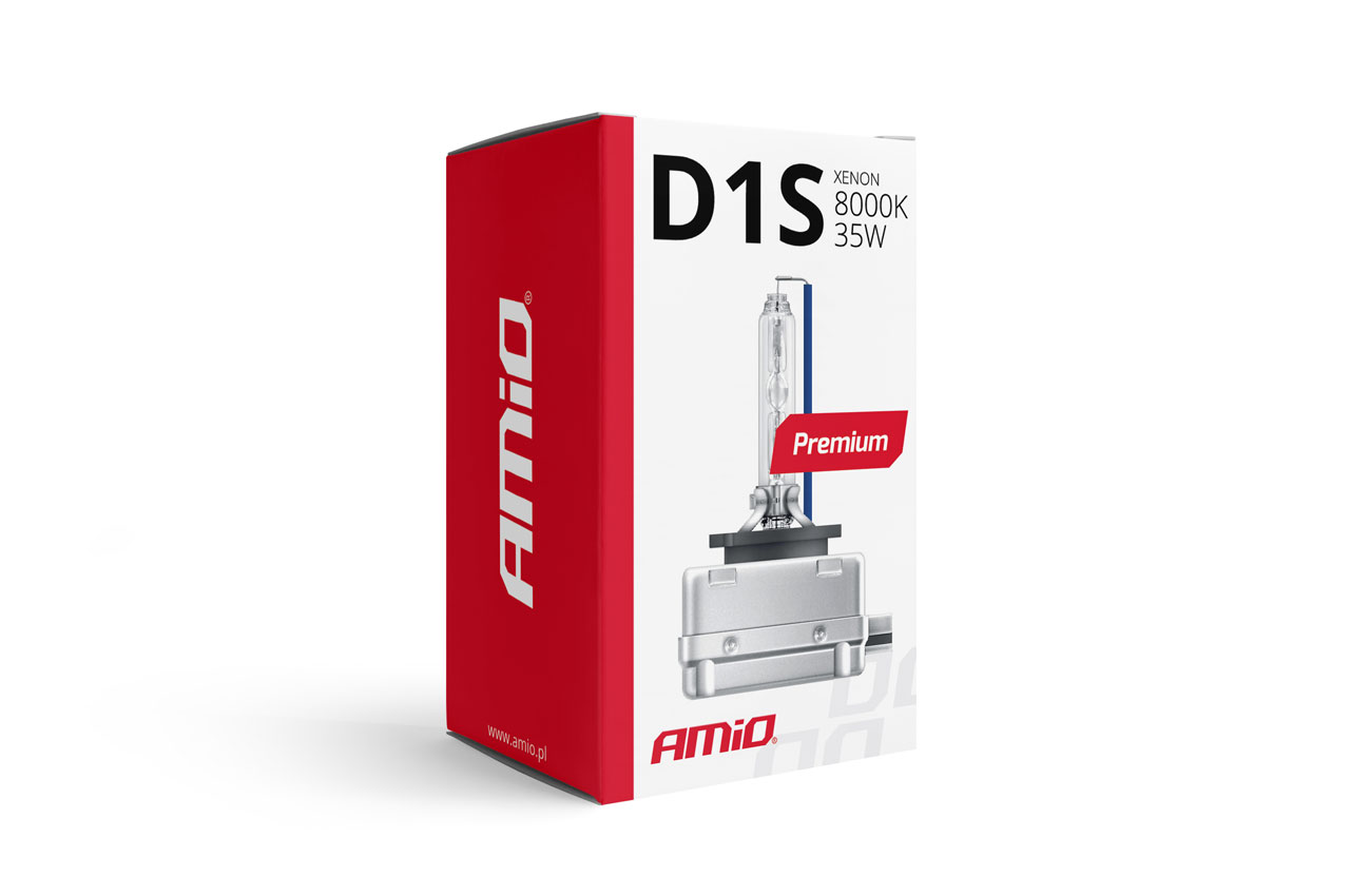 AMIO – Λάμπα Xenon D1S 12V 35W PK32D-2 8000K Premium Για Αυτοκίνητο Ανταλλακτική – 1 Τεμ. (01410/AM) - Thumbnail 2