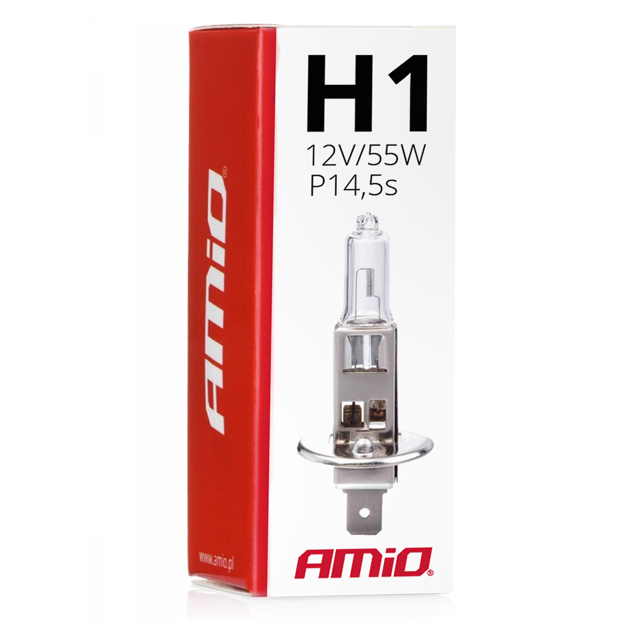 AMIO – H1 P14.5S 12V 55W Lumitec Λαμπτήρας Αλογόνου Για Προβολείς Αυτοκινήτου – 1 Τεμ. (01484/AM) - Thumbnail 3