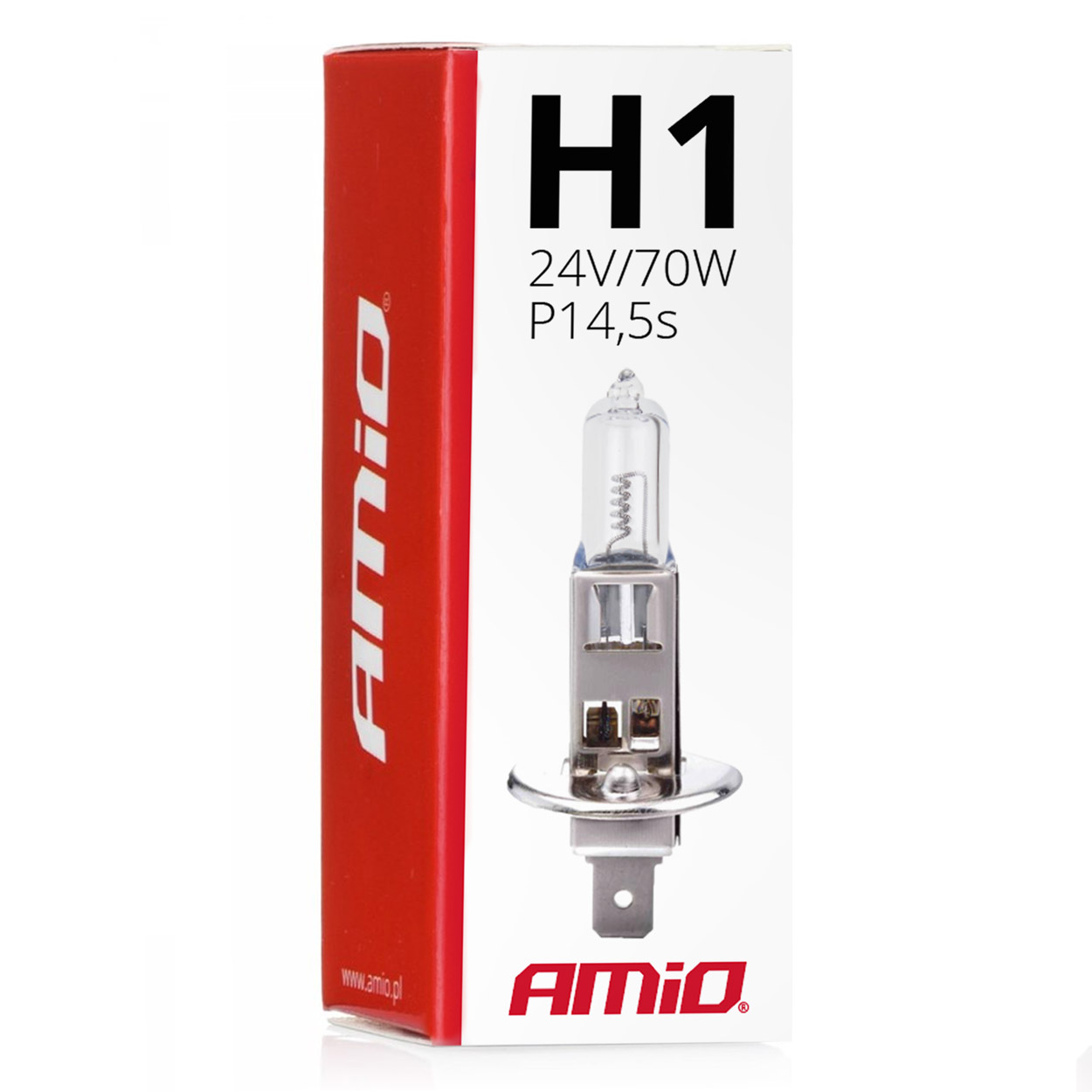 AMIO – H1 P14.5S 24V 70W Lumitec Λαμπτήρας Αλογόνου Για Προβολείς Φορτηγού – 1 Τεμ. (01482/AM) - Thumbnail 3