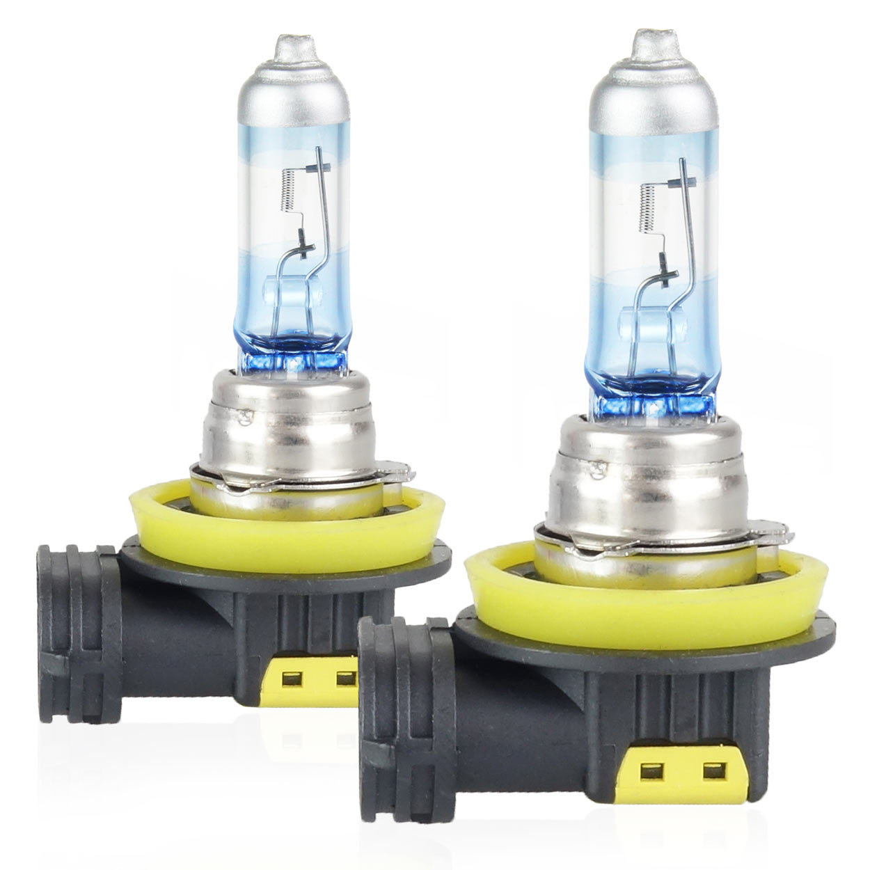 AMIO - Λάμπες Αλογόνου H11 12V 55W PGJ19-2 Lumitec Limited Με +130% Φωτεινότητα Και Δέσμη Έως 40M Για Μεσαία & Μεγάλη Σκάλα Με Λευκό Φως 4300K Και Uv Protection - 1 Σετ (02105/AM) - Thumbnail 2