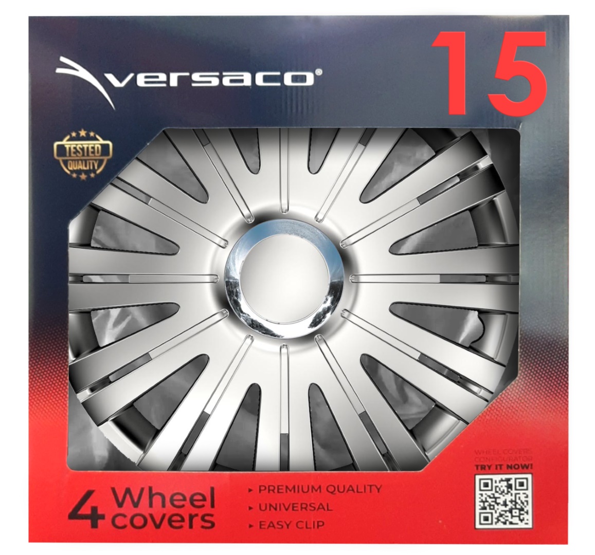 AMIO - Τασια 15" Hubcap Rc Active Ασημι - Σετ 4τεμ Σε Κουτι - 4 Τεμ. (4755/AM) - Thumbnail 2