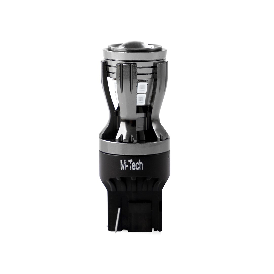 W21W (T20) 12/24V W3X16D 14XSMD2835 LED Κοκκινο Can-bus Blister M-TECH - 1 Τεμ.