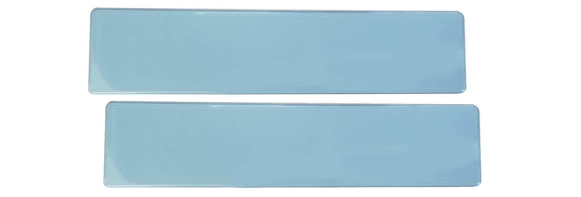 Προστατευτικο Τζαμι Πινακιδας Light Blue Νεου Τυπου 52,7 X 12 Cm  (πλαστικο/μπλε) - 2 Τεμ. - Thumbnail 2