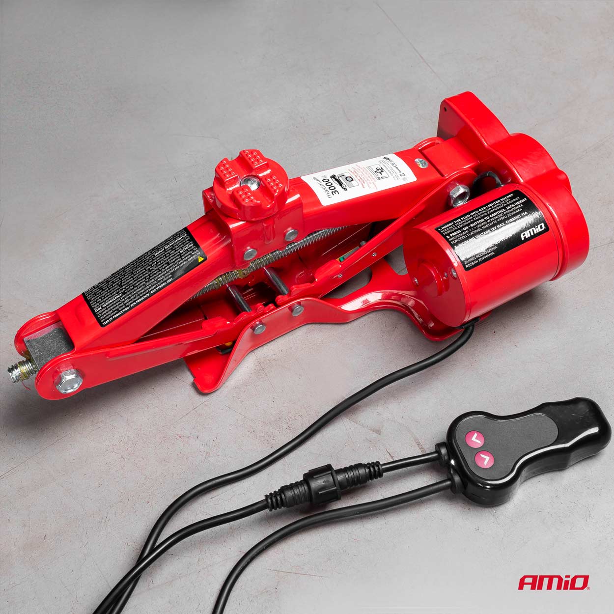 AMIO - Γρυλος Μηχανικος-ηλεκτρικος 3.000KG 12V Με Βαλιτσακι (υψος 120-350MM) - 1 Τεμ. (02406/AM) - Thumbnail 8