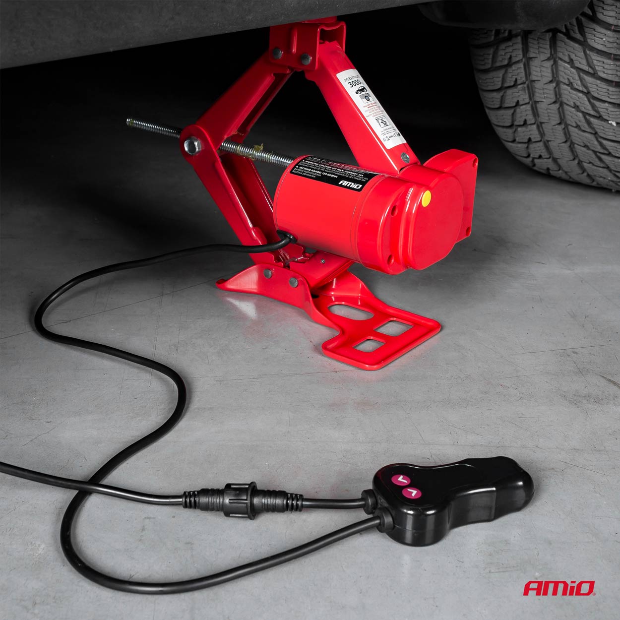 AMIO - Γρυλος Μηχανικος-ηλεκτρικος 3.000KG 12V Με Βαλιτσακι (υψος 120-350MM) - 1 Τεμ. (02406/AM) - Thumbnail 10