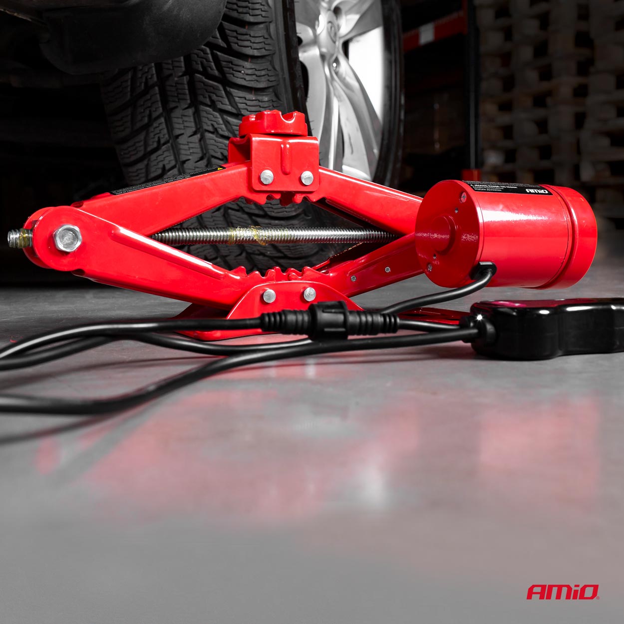 AMIO - Γρυλος Μηχανικος-ηλεκτρικος 3.000KG 12V Με Βαλιτσακι (υψος 120-350MM) - 1 Τεμ. (02406/AM) - Thumbnail 11