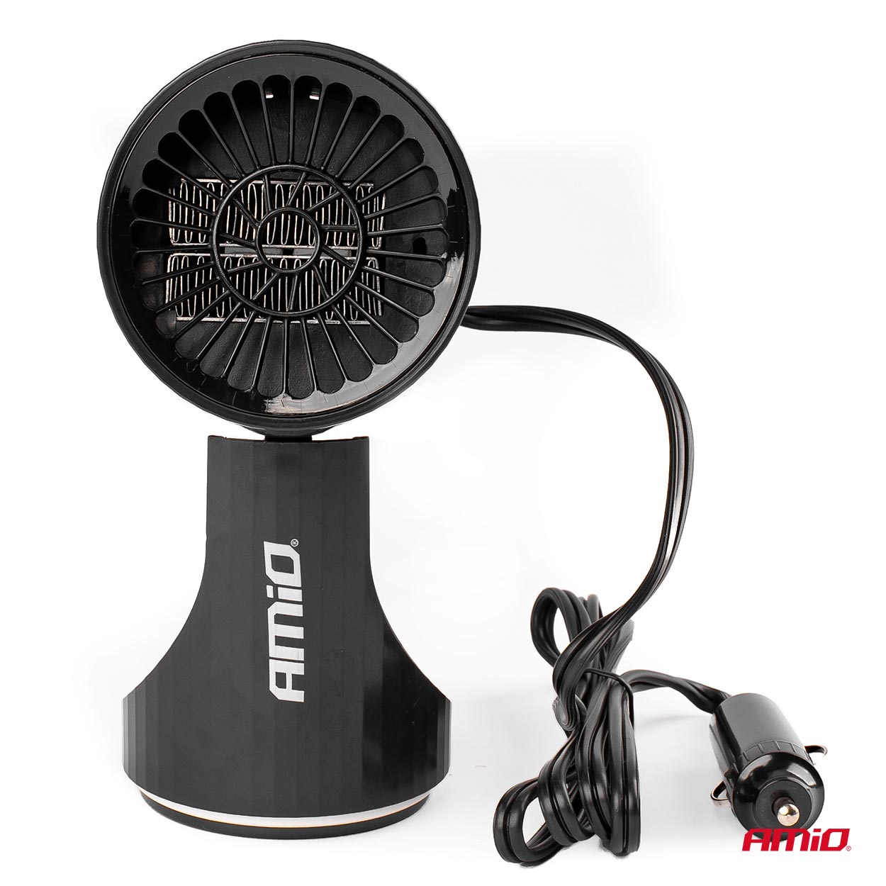AMIO - Αεροθερμο Αναπτηρα 12V - 150W (καλωδιο 150 Cm) Μαυρο 150X100X80 Mm - 1 Τεμ. (02898/AM) - Thumbnail 4