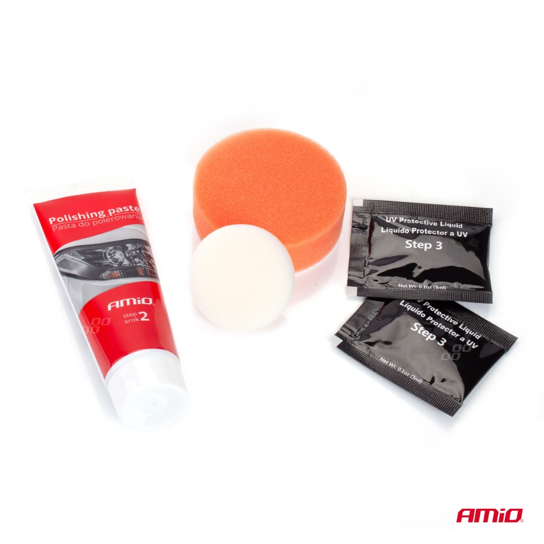 AMIO - Κιτ Ξεθαμπωματος / Γυαλισματος Φαναριων Restoration Kit - 1 Τεμ. (02892/AM) - Thumbnail 4
