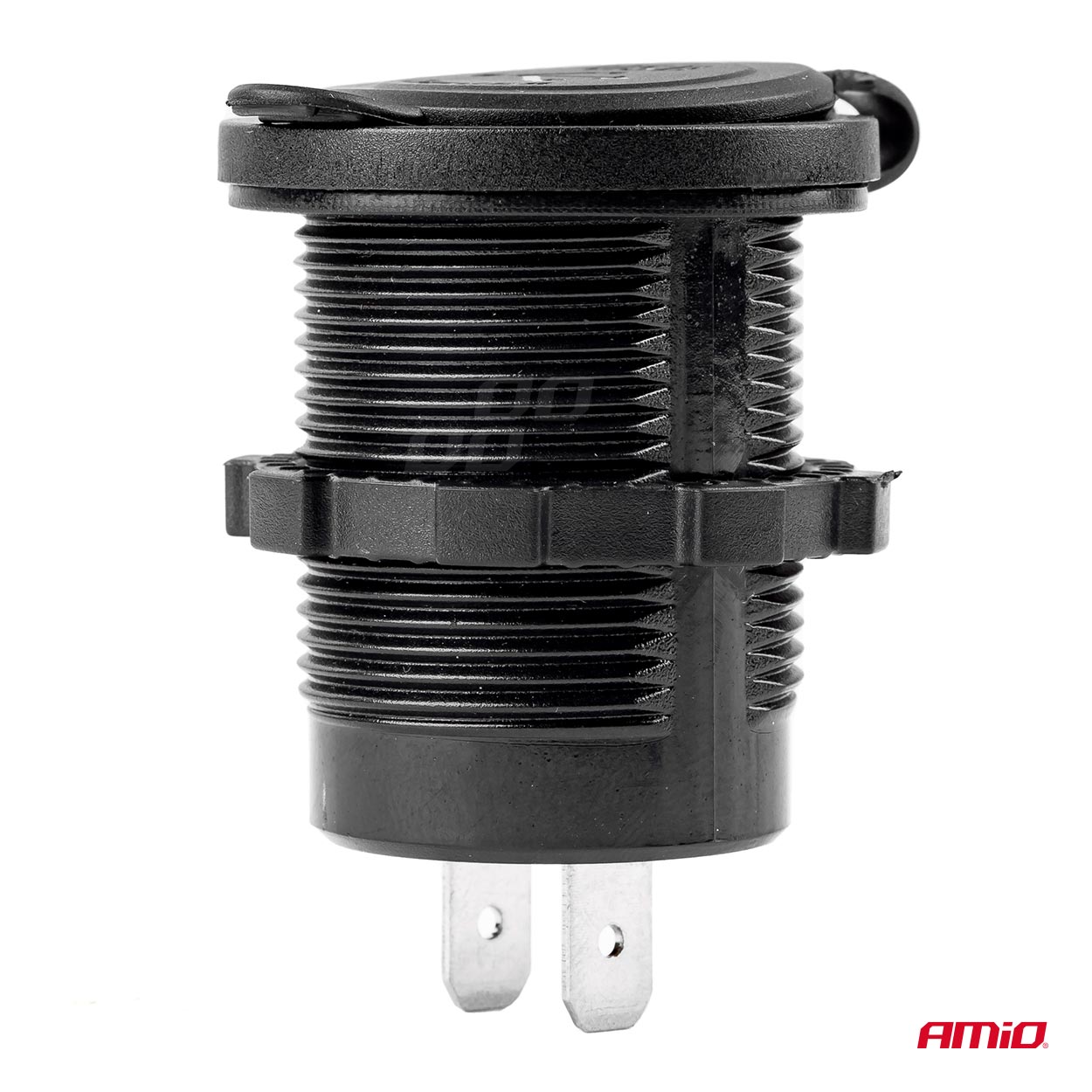 AMIO - Πριζα Με 2 Θυρες Usb 12/24V - 2X5V/2.1A Φ37MMX51MM MOD-04 - 1 Τεμ. (02854/AM) - Thumbnail 2