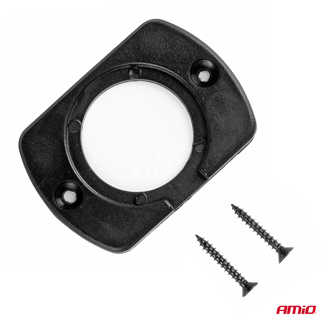 AMIO - Πανελ Μονο Για Πριζα MOD-12 61X43X4,5 Mm Διαμετρο Τρυπας: 3CM (02862/AM) - Thumbnail 2