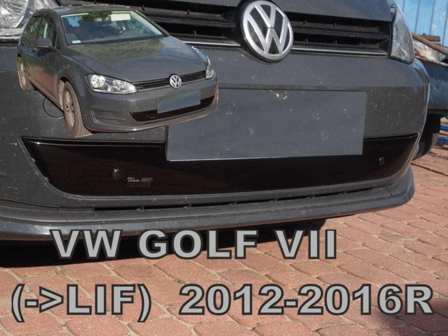 Καλυμμα Ψυγειου Χειμωνα Για Vw Golf 7 2012-2016 Κατω Απο Ευκαμπτο Φιμε Πλαστικο HEKO - 1 Τεμ.
