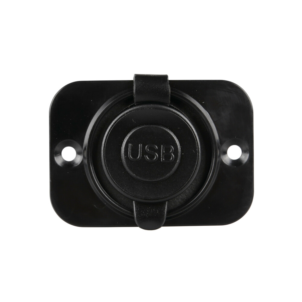 Πριζα Usb Με Καπακι Και 2 Θυρες Usb (a+c) 12/24V 3000MA 15W Μαυρη Fast Charge LAMPA - 1 Tem. - Thumbnail 2