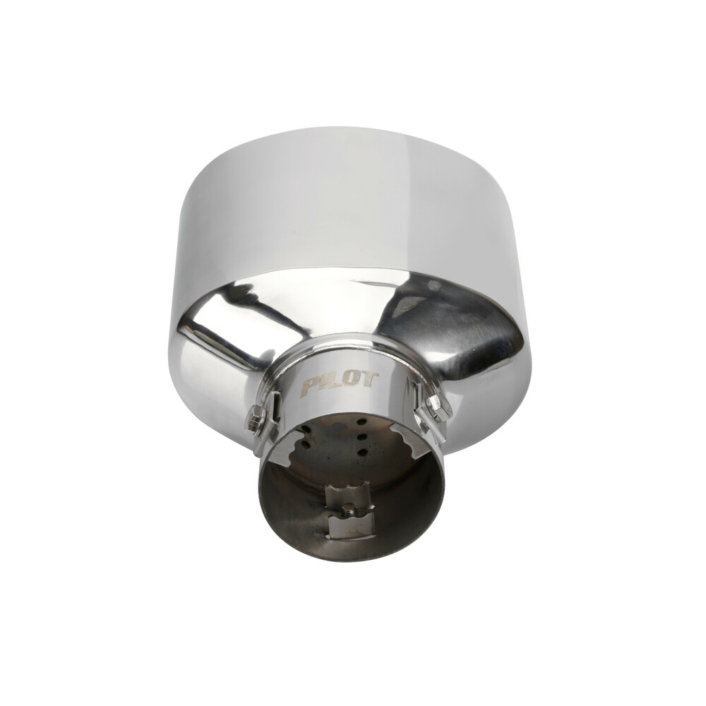 Ακρο (μπουκα) Εξατμισης Οβαλ TS-76 37>60MM (μηκος: 190MM / Φαρδος: 100MM ) LAMPA - 1 Tem. - Thumbnail 2