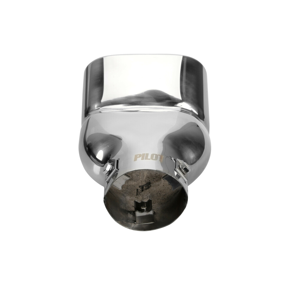 Ακρο (μπουκα) Εξατμισης Πλακε TS-74 41>73MM (μηκος: 200MM / Φαρδος: 123MM ) LAMPA - 1 Tem. - Thumbnail 2