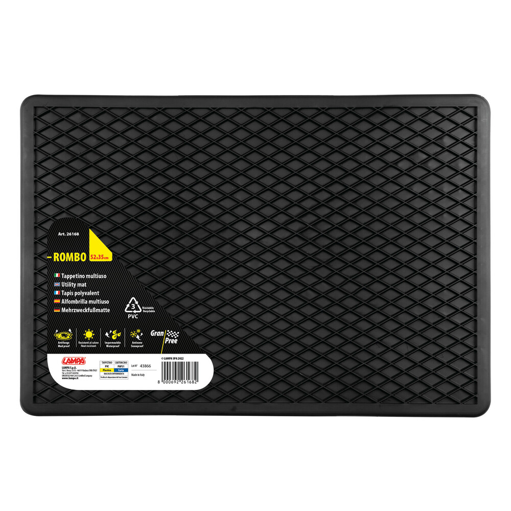 Πατακι Πλαστικο (pvc) Με Σχημα Ρομβο 52X35CM Gran Pree Rombo LAMPA - 1 Tem. - Thumbnail 2