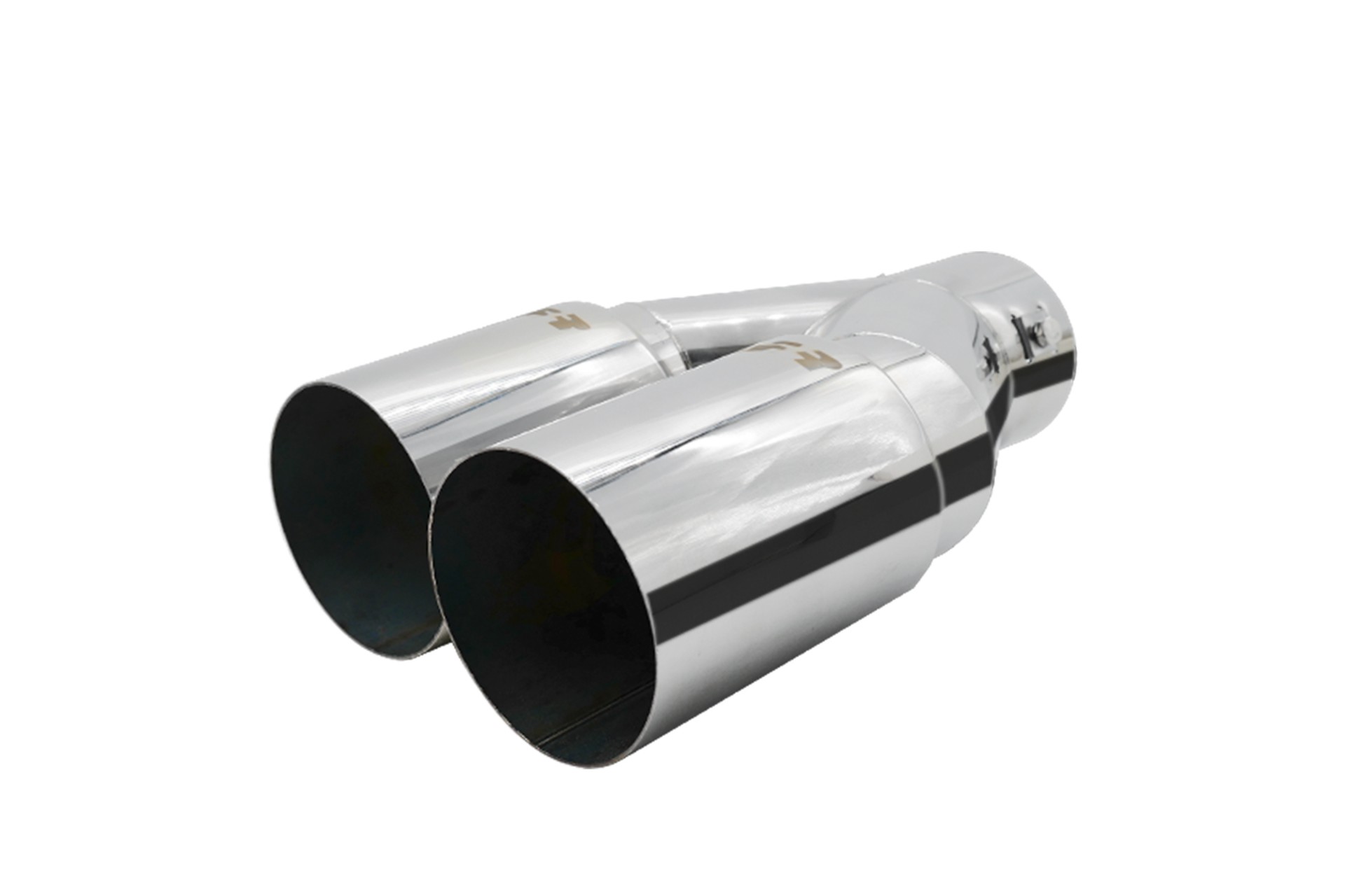 Ακρο (μπουκα) Εξατμισης Διπλη Αποληξη 33>73MM (μηκος: 280MM/ Διαμετρος Εξωτερικη 88MMX2) SIMONI RACING - 1 Tem. - Thumbnail 2