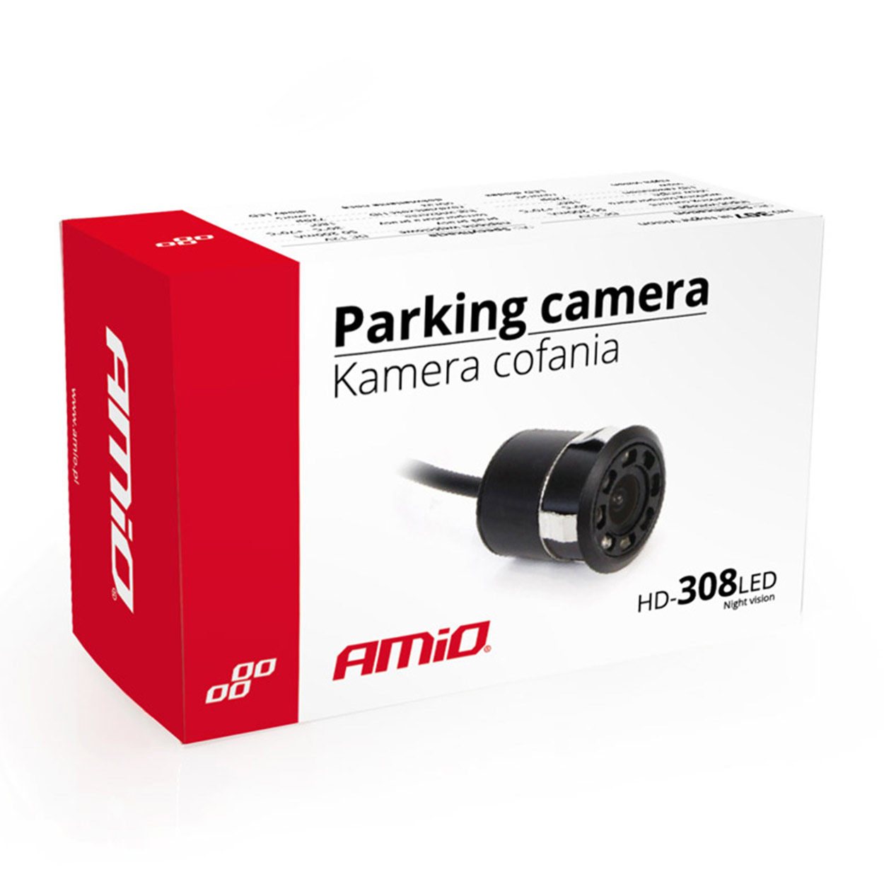 AMIO – Κάμερα Οπισθοπορείας HD-308 LED Night Vision 12V 720P Φ18-22MM Για Διακριτική Εγκατάσταση & Ασφαλές Παρκάρισμα – 1 Τεμ. (01595/AM) - Thumbnail 4