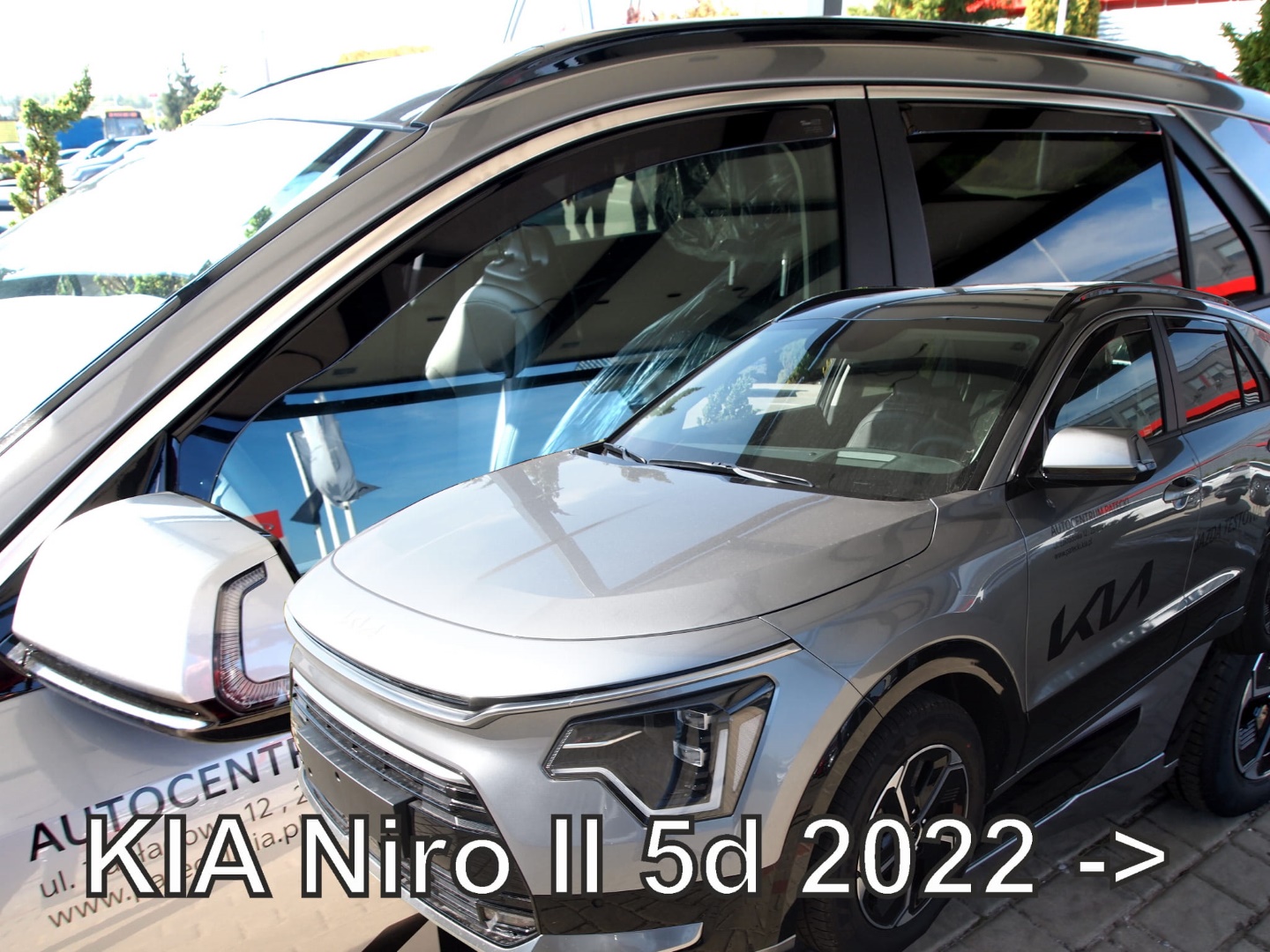 Ανεμοθραυστες Για Kia Niro 5D 2022+ Σετ Αυτοκινητου Απο Ευκαμπτο Φιμε Πλαστικο HEKO - 4 Τεμ.