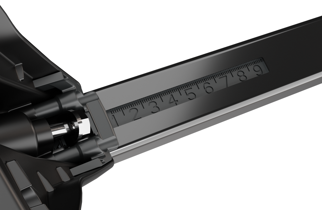 Μπαρες Οροφης Σιδηρου Omega Medium 112 Cm Με Καπακια Σε Μαυρο Χρωμα Για Απλη Οροφη MENABO - 2 Τεμ. - Thumbnail 6