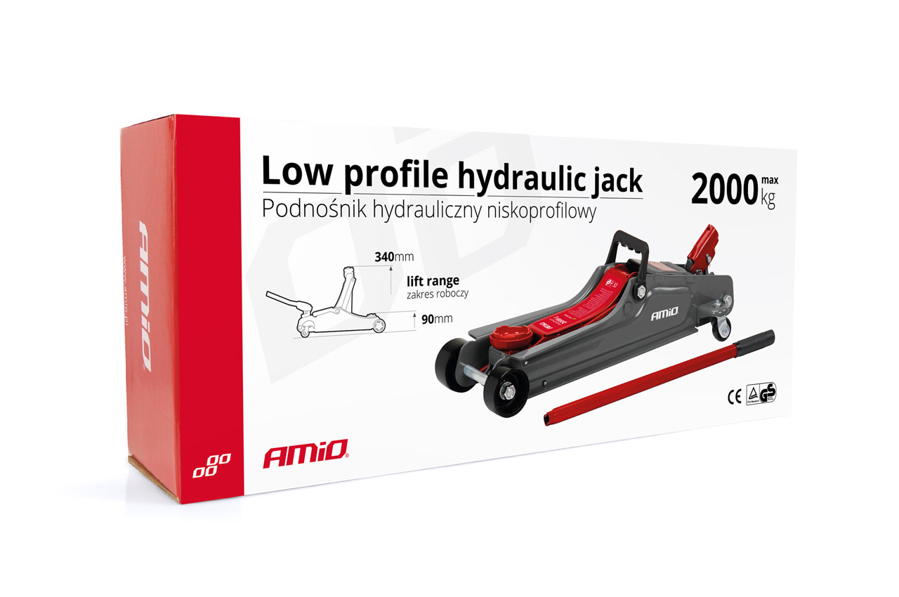 AMIO - Γρυλος Υδραυλικος Με Ροδες 2.000KG (υψος 90-340MM) -1 Τεμ. (02500/AM) - Thumbnail 11