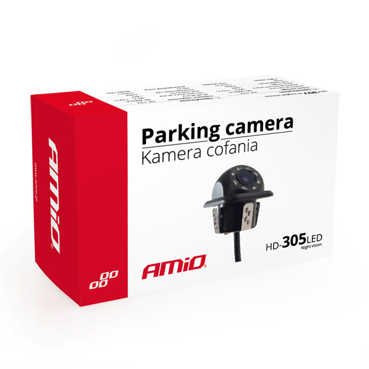 AMIO – Κάμερα Οπισθοπορείας HD-305 LED Night Vision 18MM, Αναβαθμίστε Την Ασφάλεια Στάθμευσης Με Φωτισμό Διόδων Για Τέλεια Ορατότητα Ακόμη Και Στο Απόλυτο Σκοτάδι – 1 Τεμ. (02165/AM) - Thumbnail 5