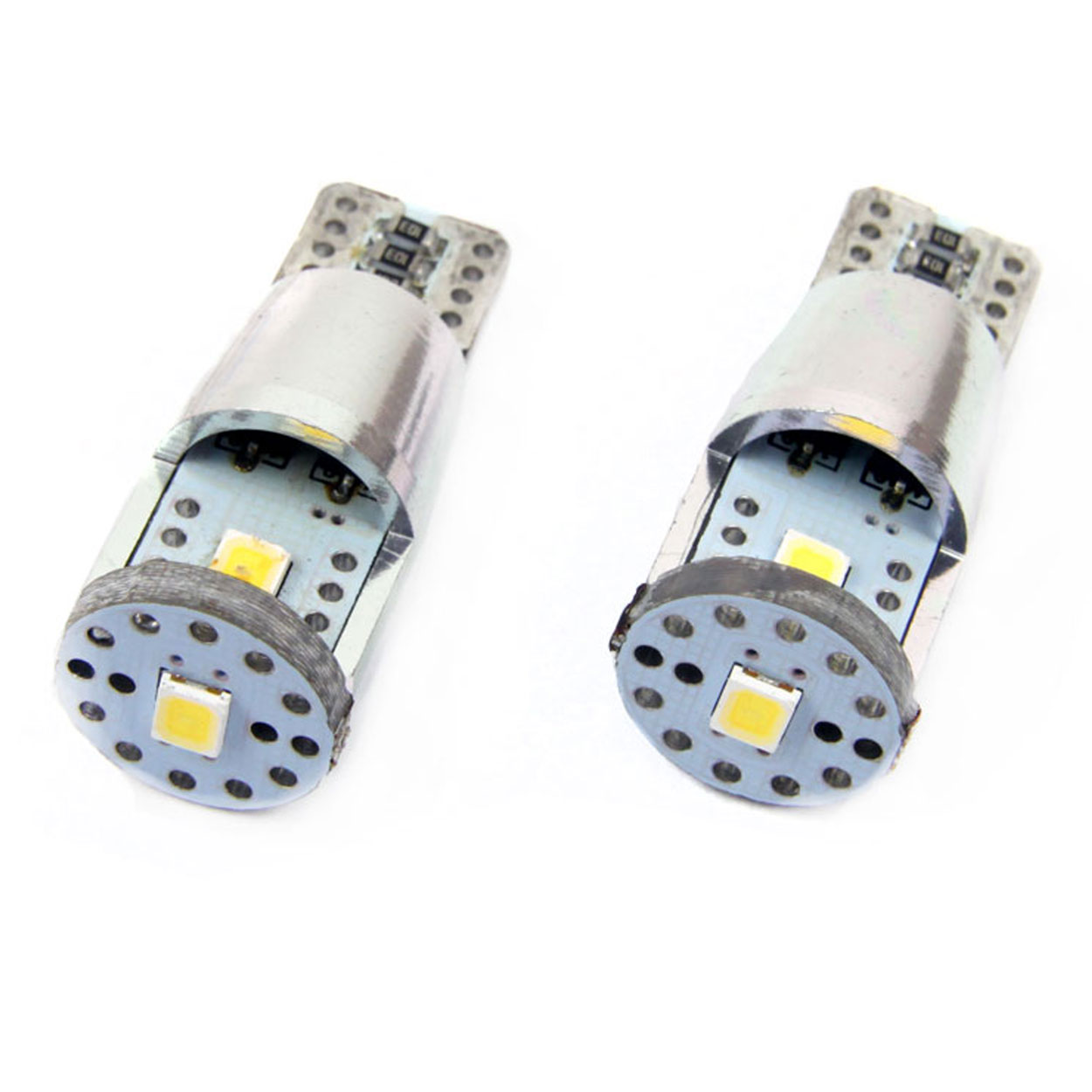 AMIO – Λαμπάκια LED T10 W5W 12/24V 2.4W 5600K 3XSMD 2835 Canbus Καρφωτά Για Ισχυρό Λευκό Φωτισμό Χωρίς Σφάλματα – Σετ 2 Τεμ. (01637/AM) - Thumbnail 4